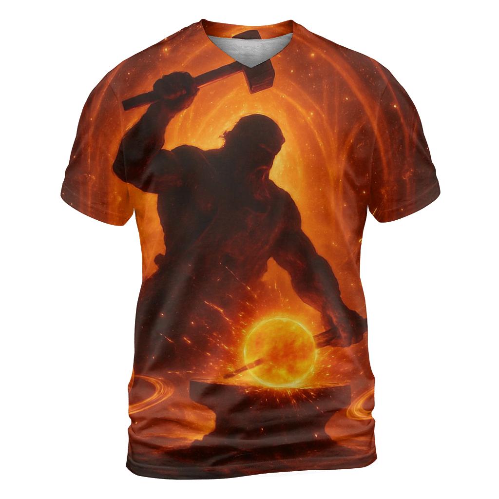 Solar Forge statement graphic shirts