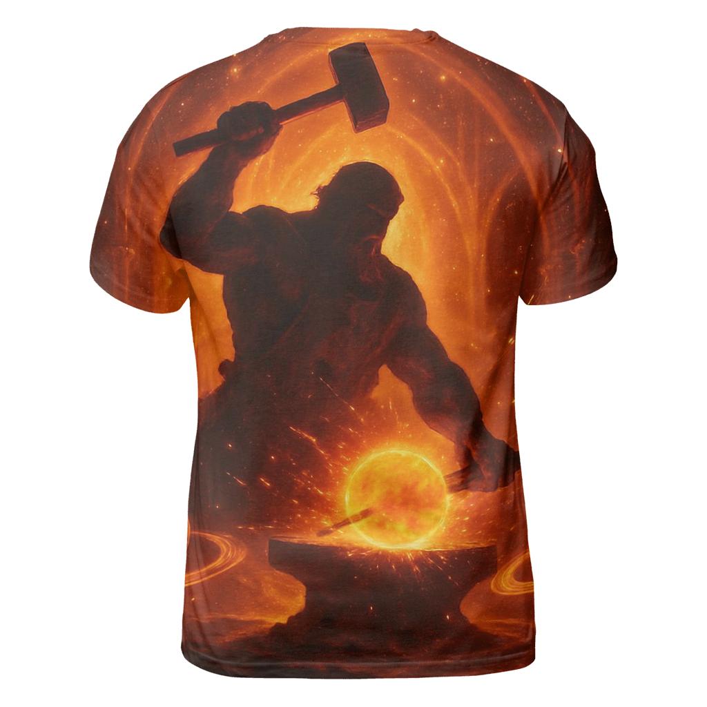 Solar Forge statement graphic shirts