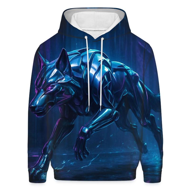 Chrome Night Runner graphic hoodies