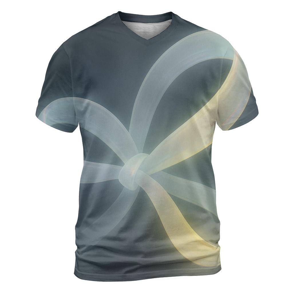 Dreamwell Liquid Ribbon creative print fashion shirts