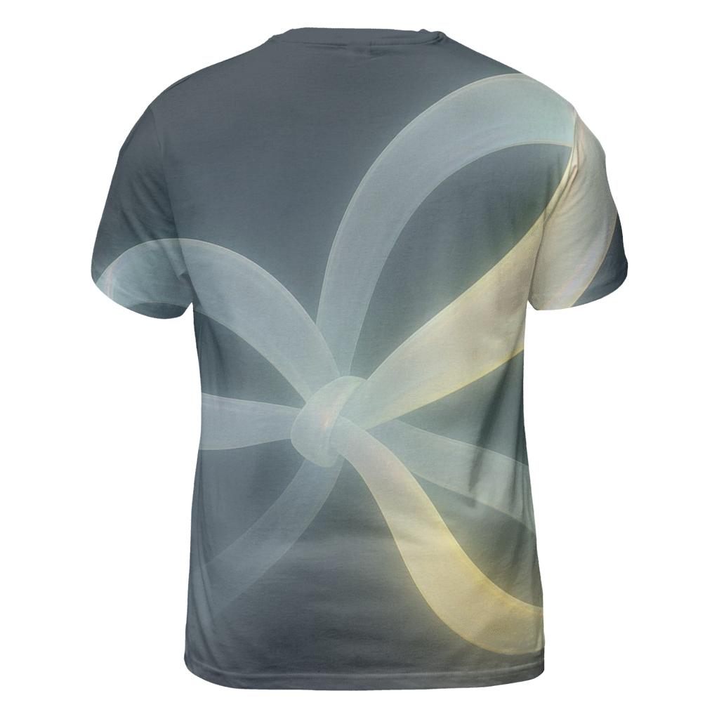 Dreamwell Liquid Ribbon creative print fashion shirts