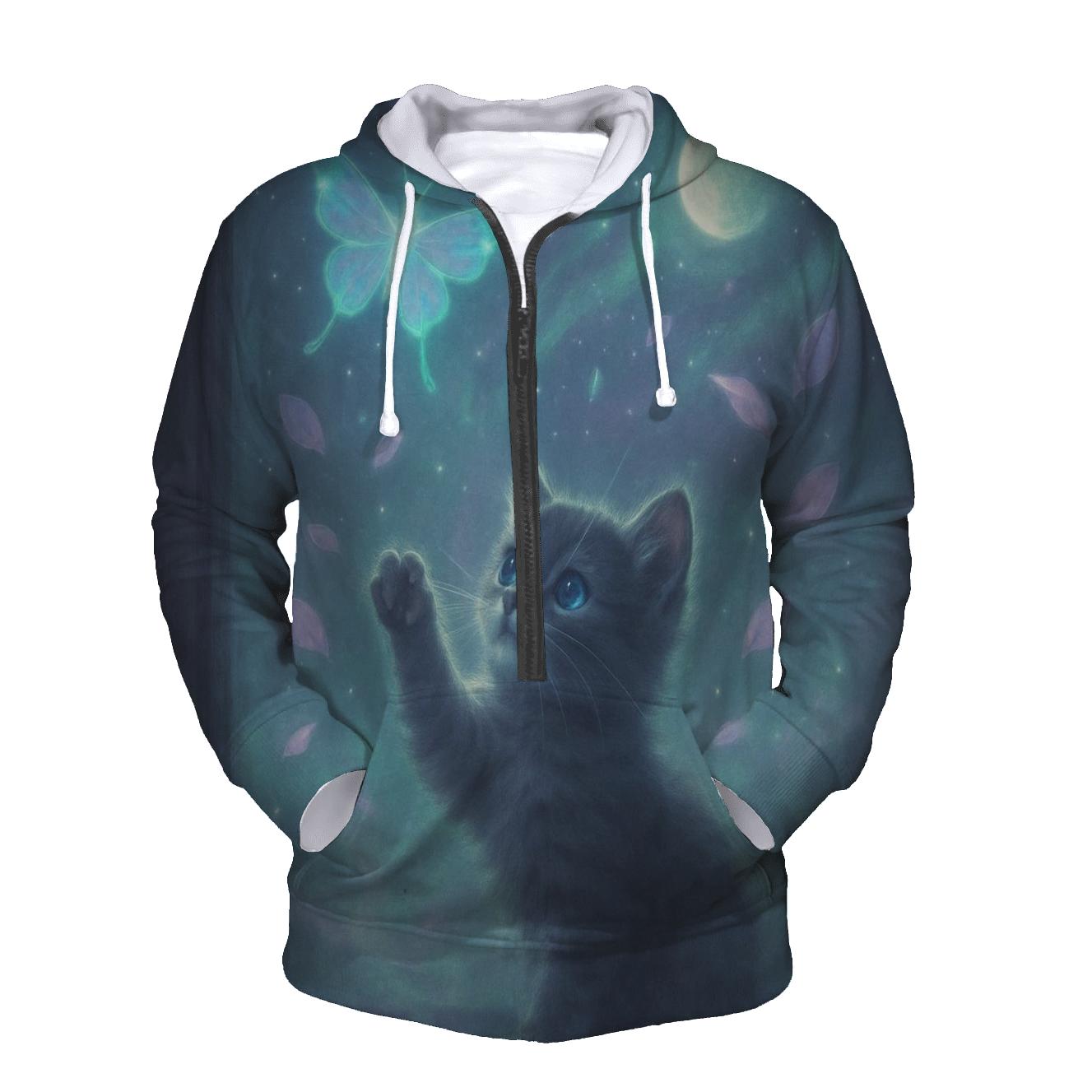 Mothlight Window Paws premium hoodies