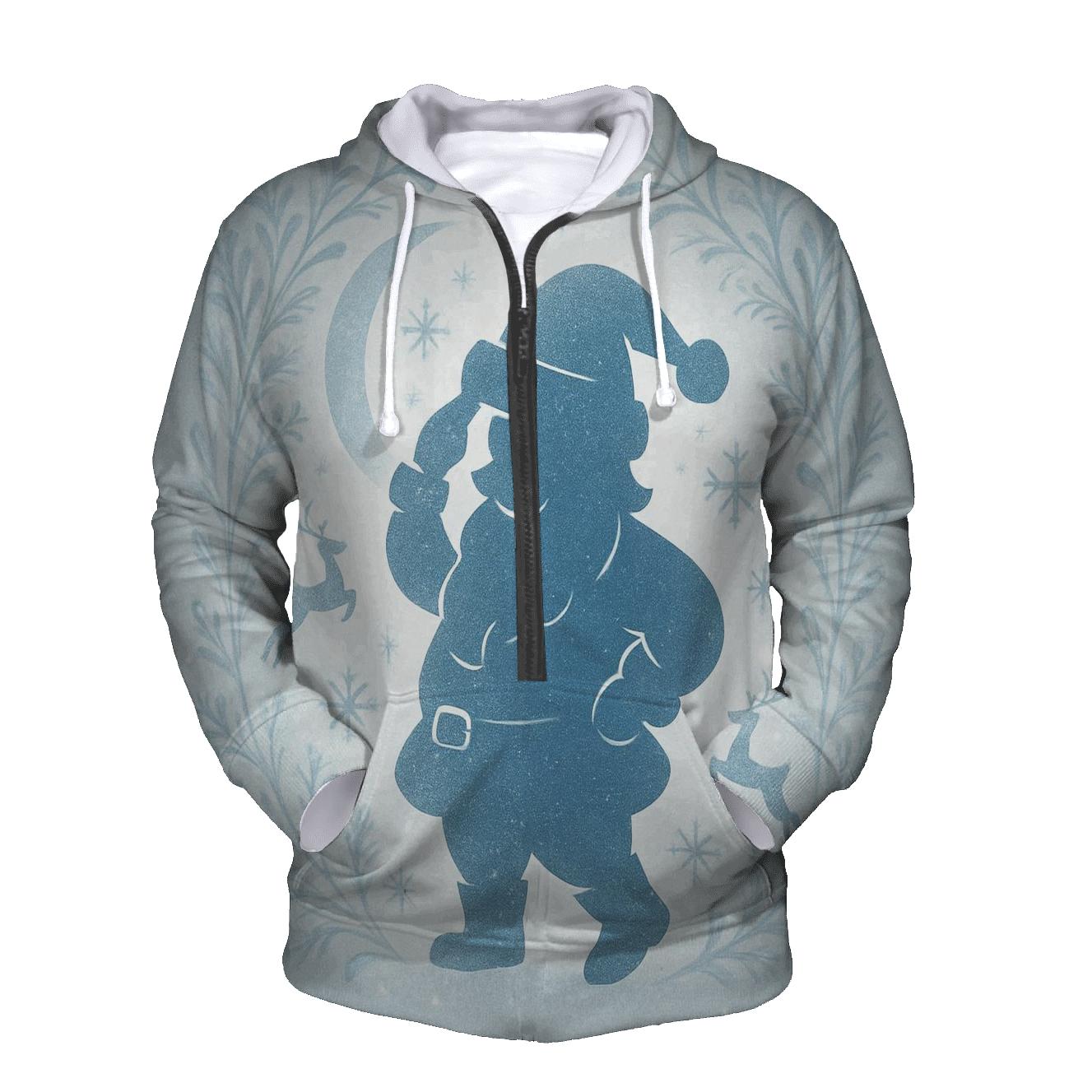 Nordic Minimal Santa hoodie trends