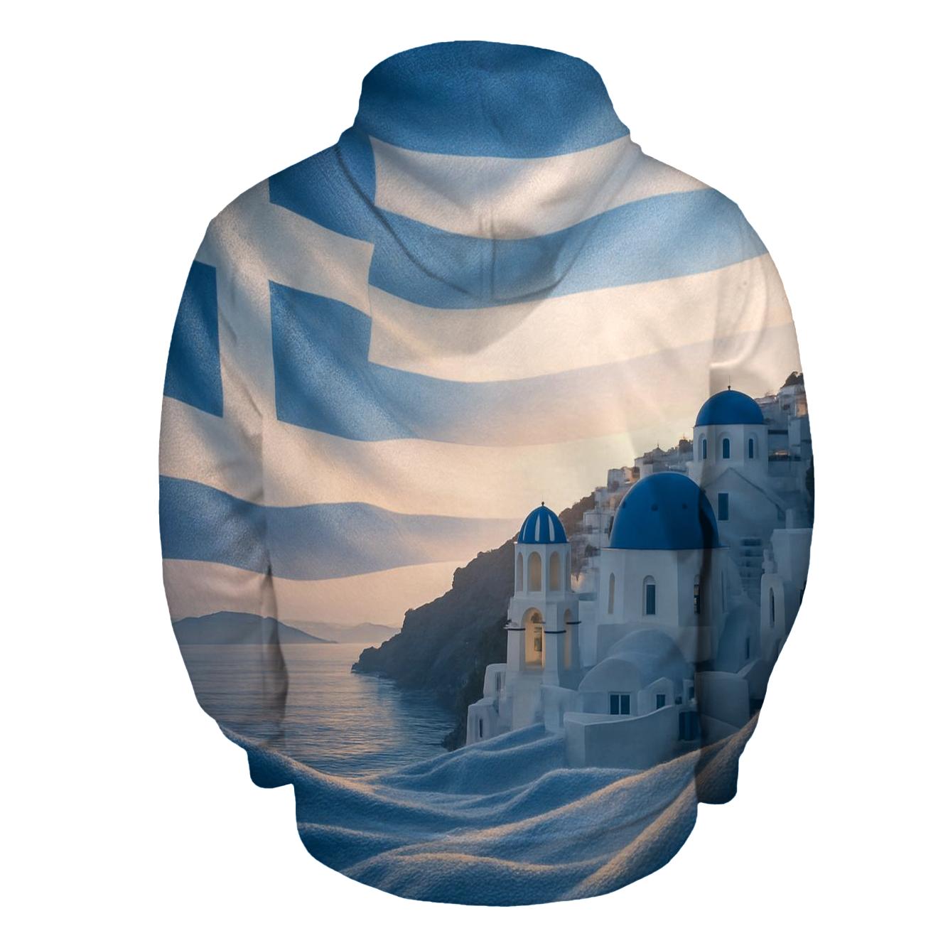 Greek Aegean Light Flag hoodie trends