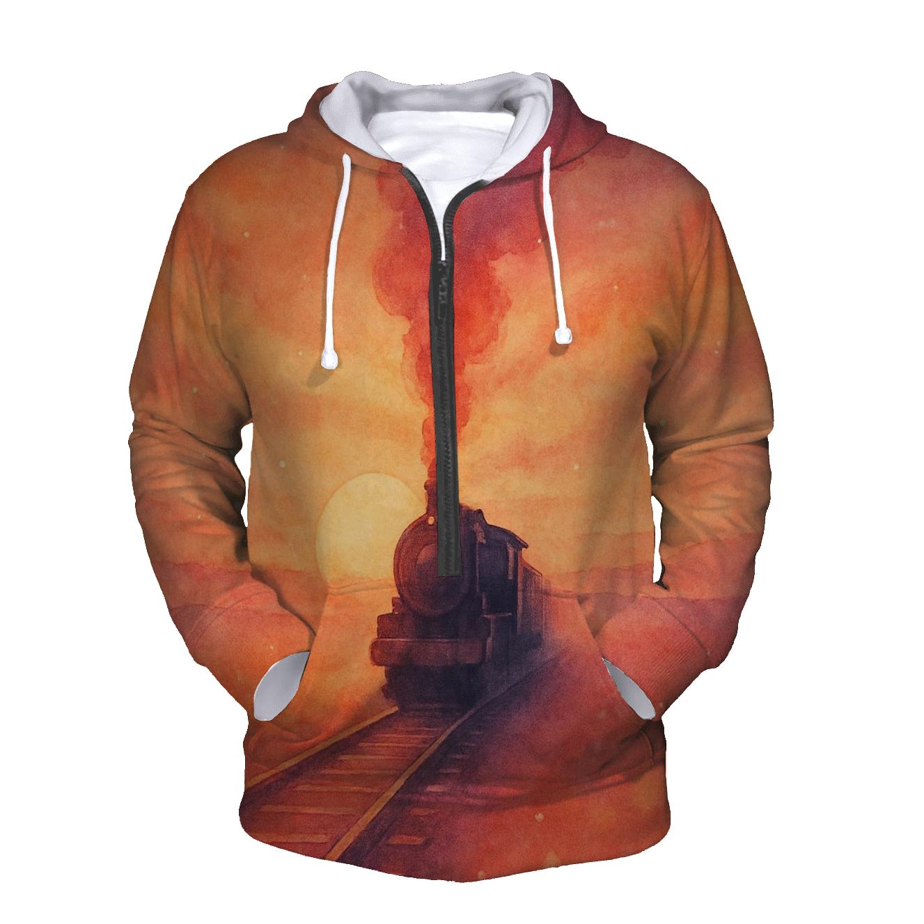 Pastel Train Farewell hoodie designs