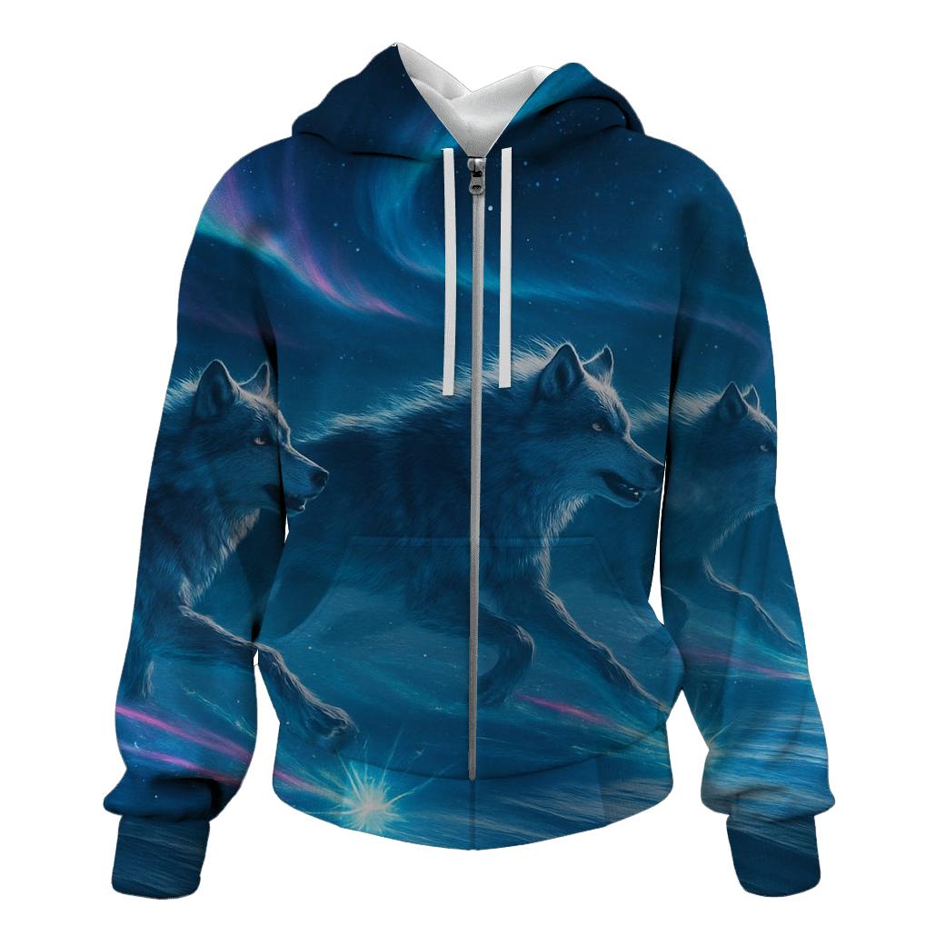Aurora Trail Pack zip-up hoodies
