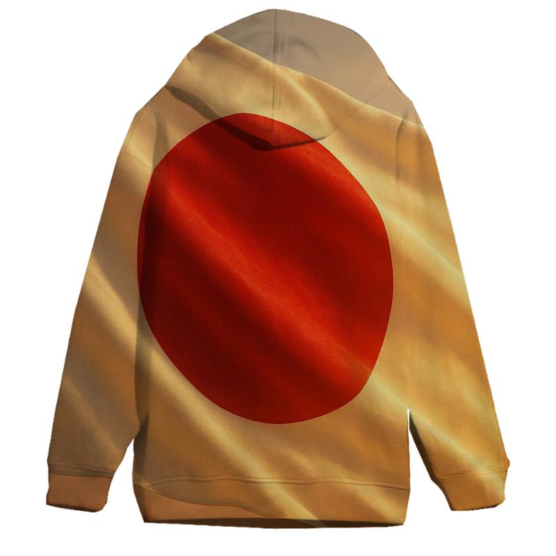 Sunlit Japanese Silk Wave hoodie styles