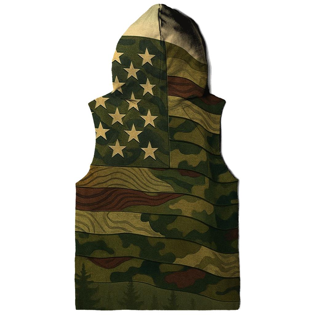 Camouflage Stripes Guard pullover hoodies