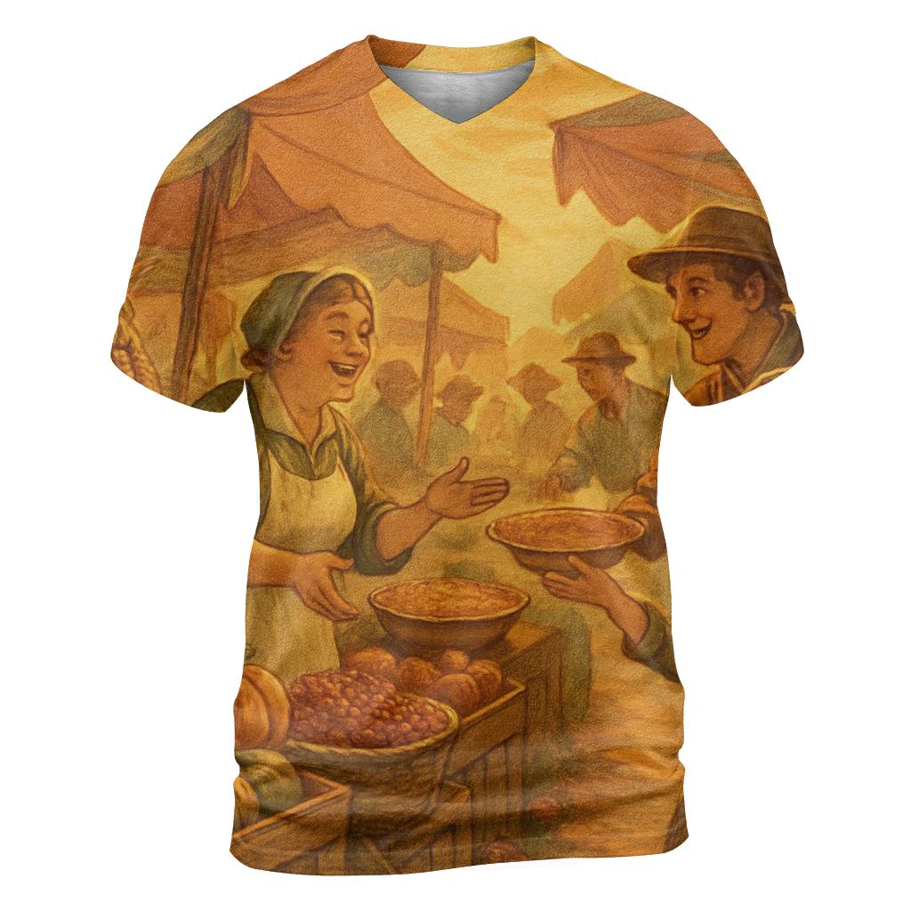 Cornucopia Alley Market trendy printed shirt styles
