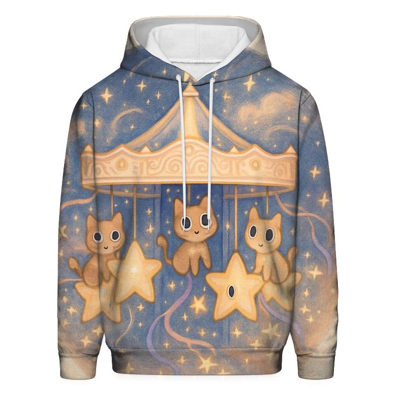 Constellation Carousel Cats hoodie designs