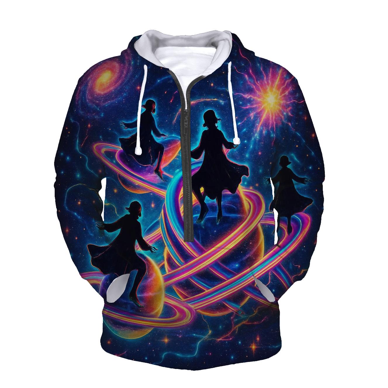 Stellar Carousel printed hoodies