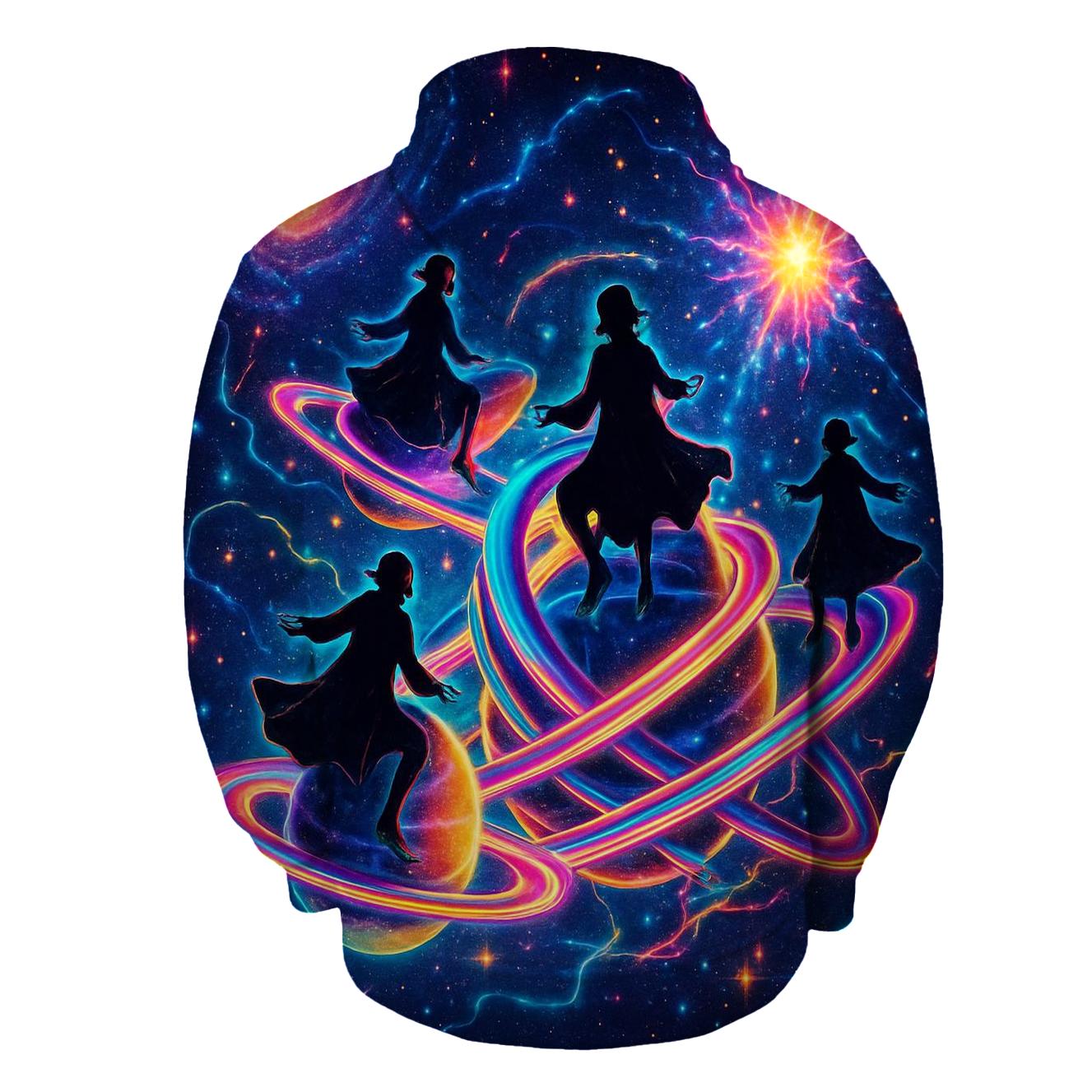 Stellar Carousel printed hoodies