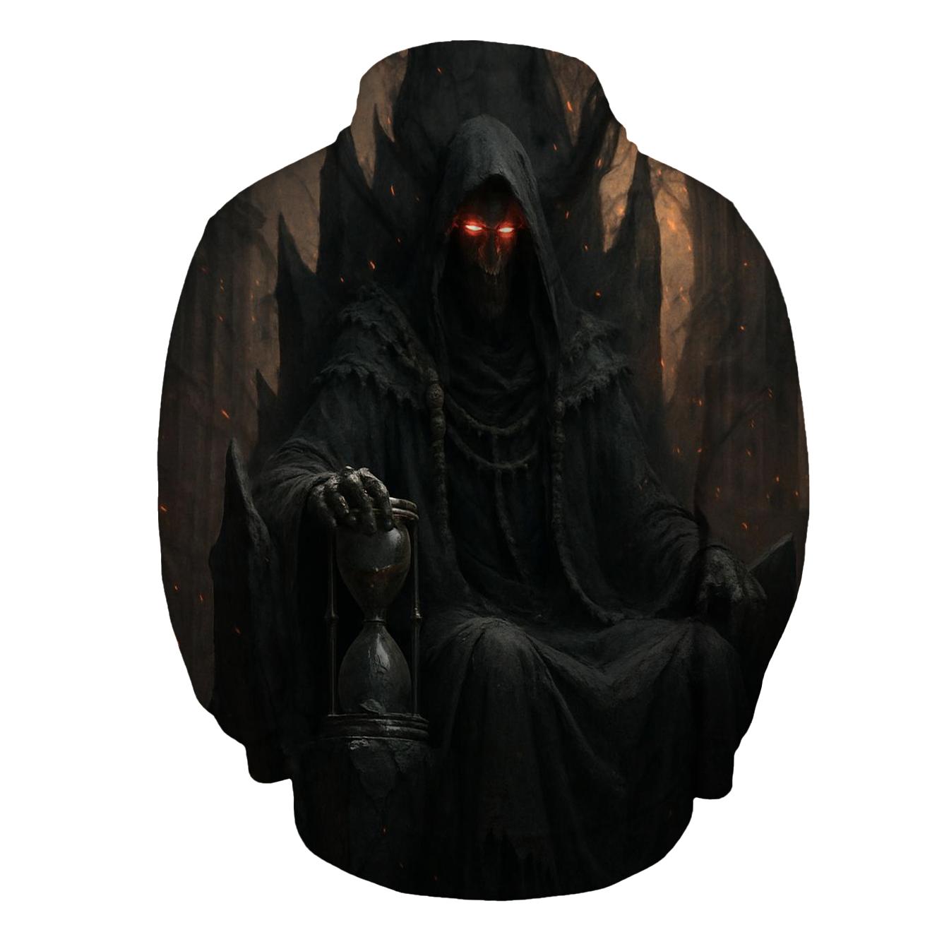 Obsidian Reaper Throne lightweight hoodies