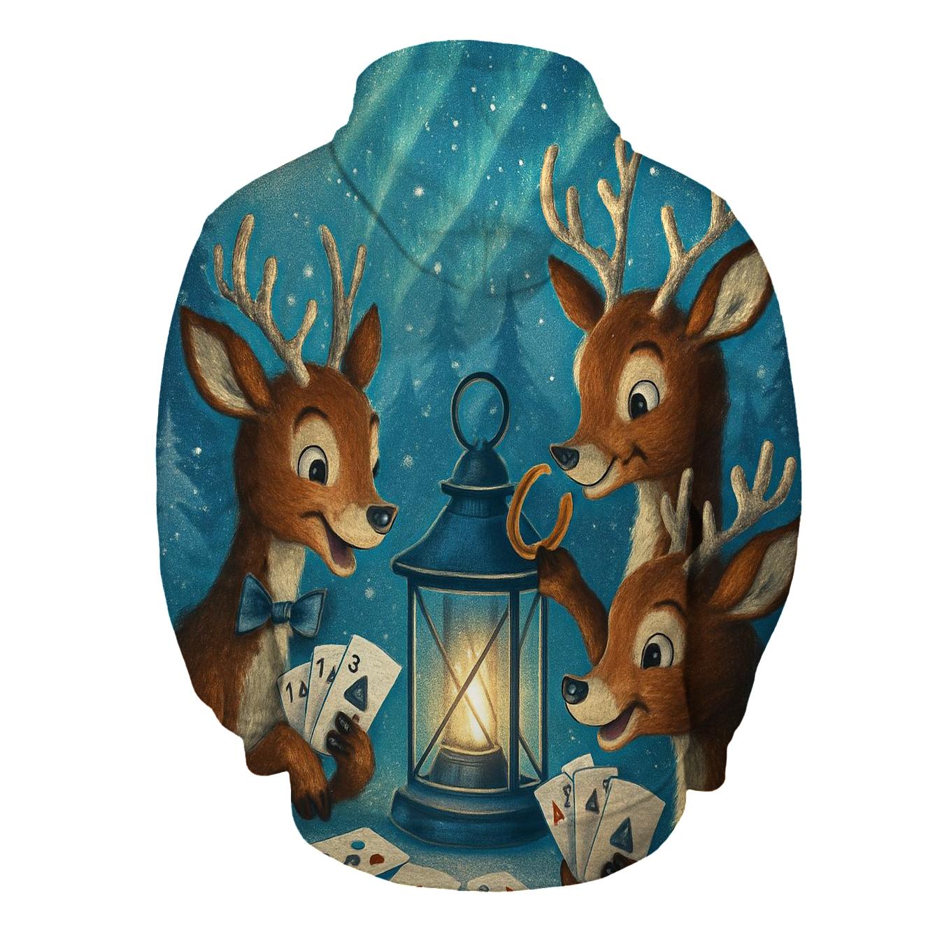 Reindeer Games At Midnight graphic hoodies