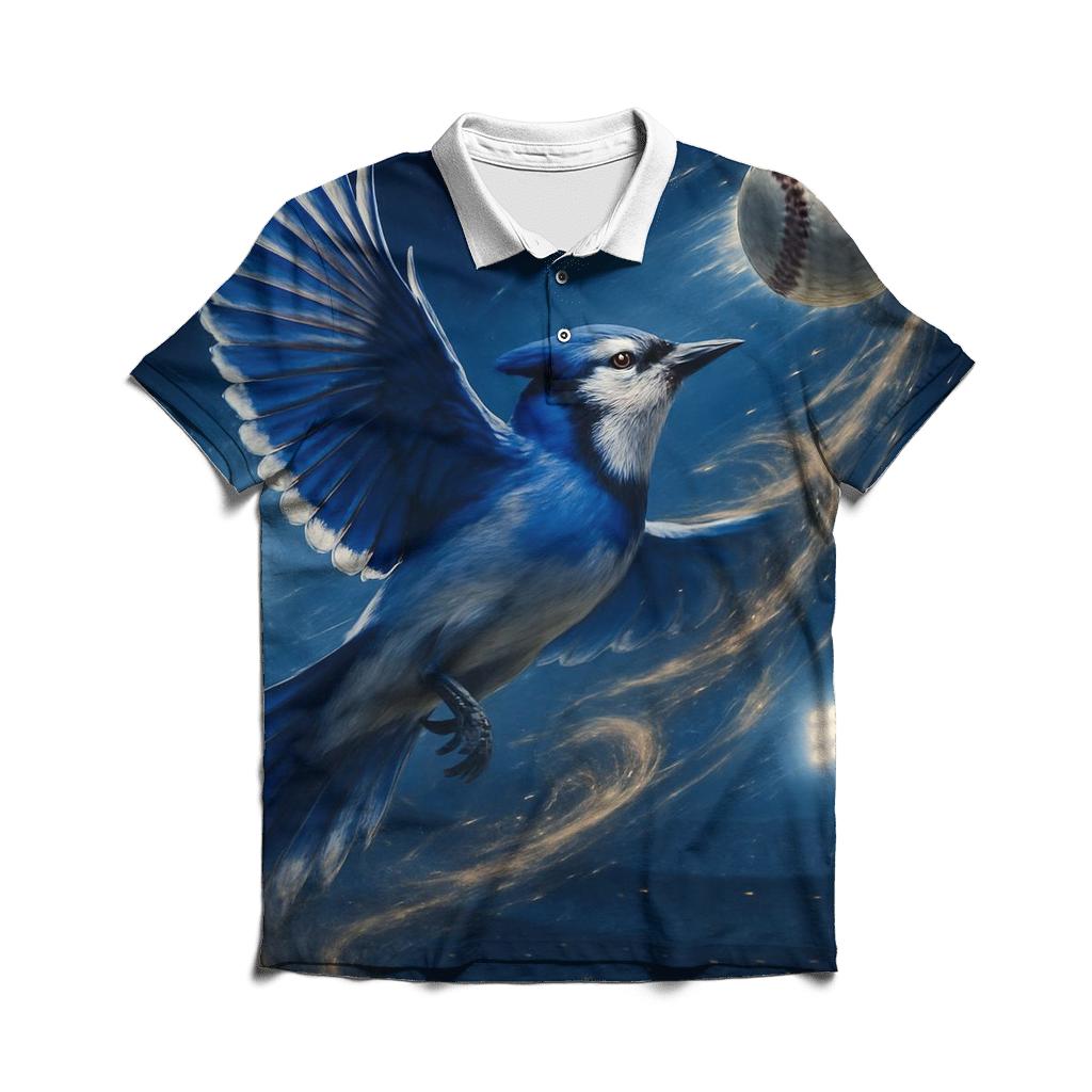 Blue Jays Flight Surge stylish collar polo tees