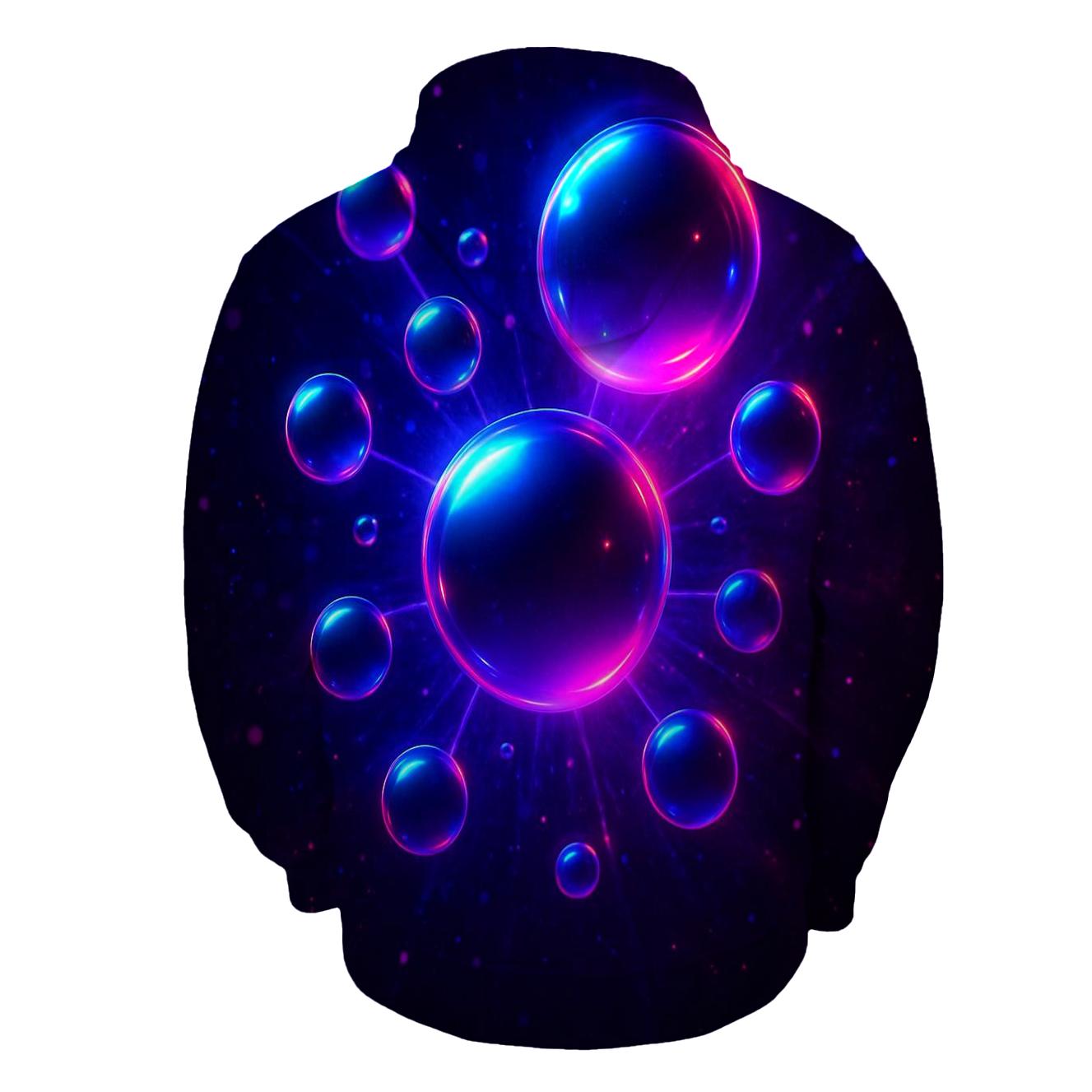 Neon Orb Constellation lightweight hoodies