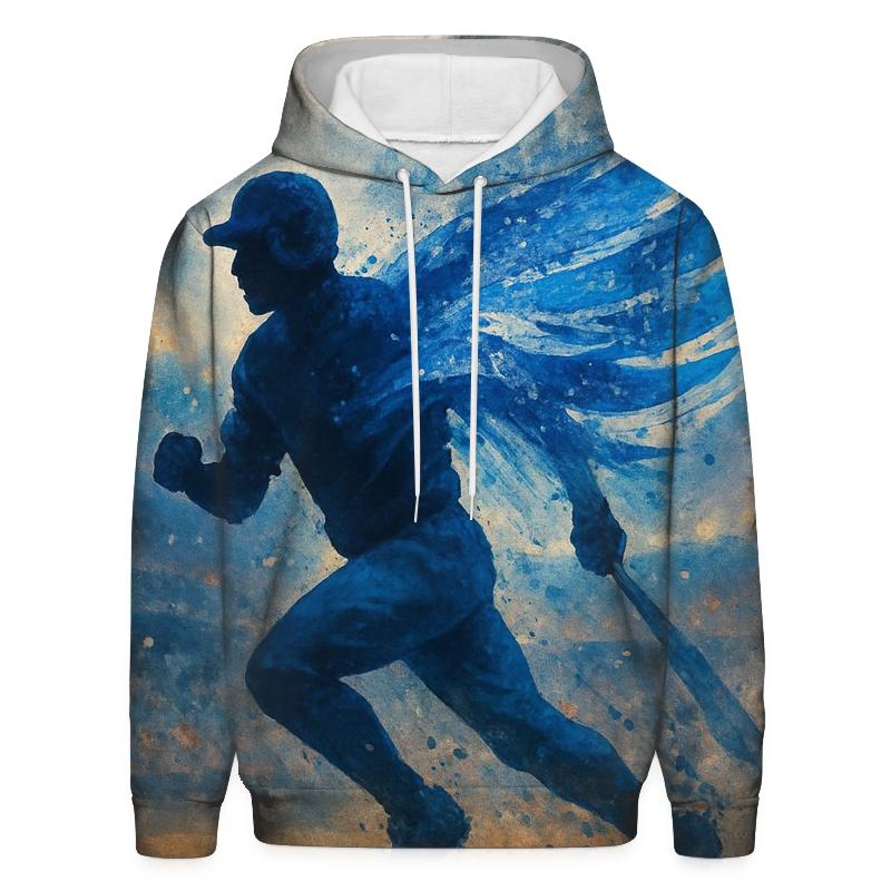 Winged Speed Silhouette zip-up hoodies
