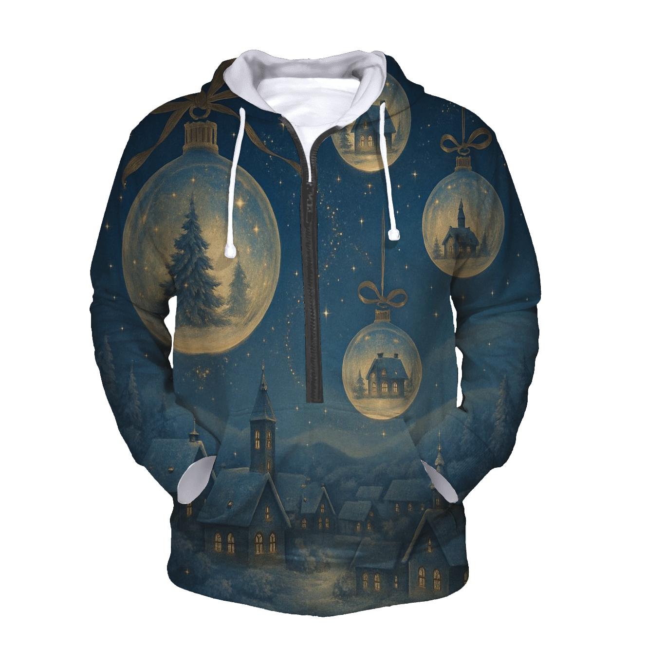 Ornament Sky Lantern Festival graphic hoodies