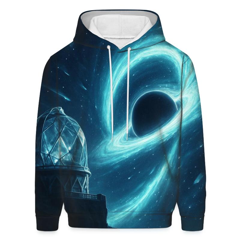 Aurora Over The Black Hole designer hoodies