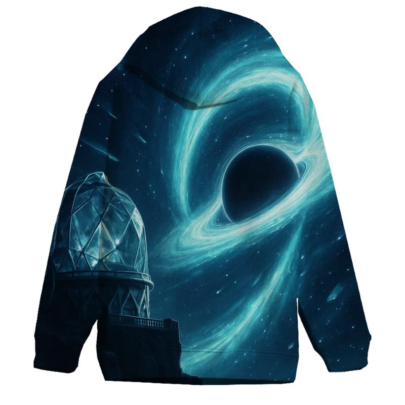 Aurora Over The Black Hole designer hoodies