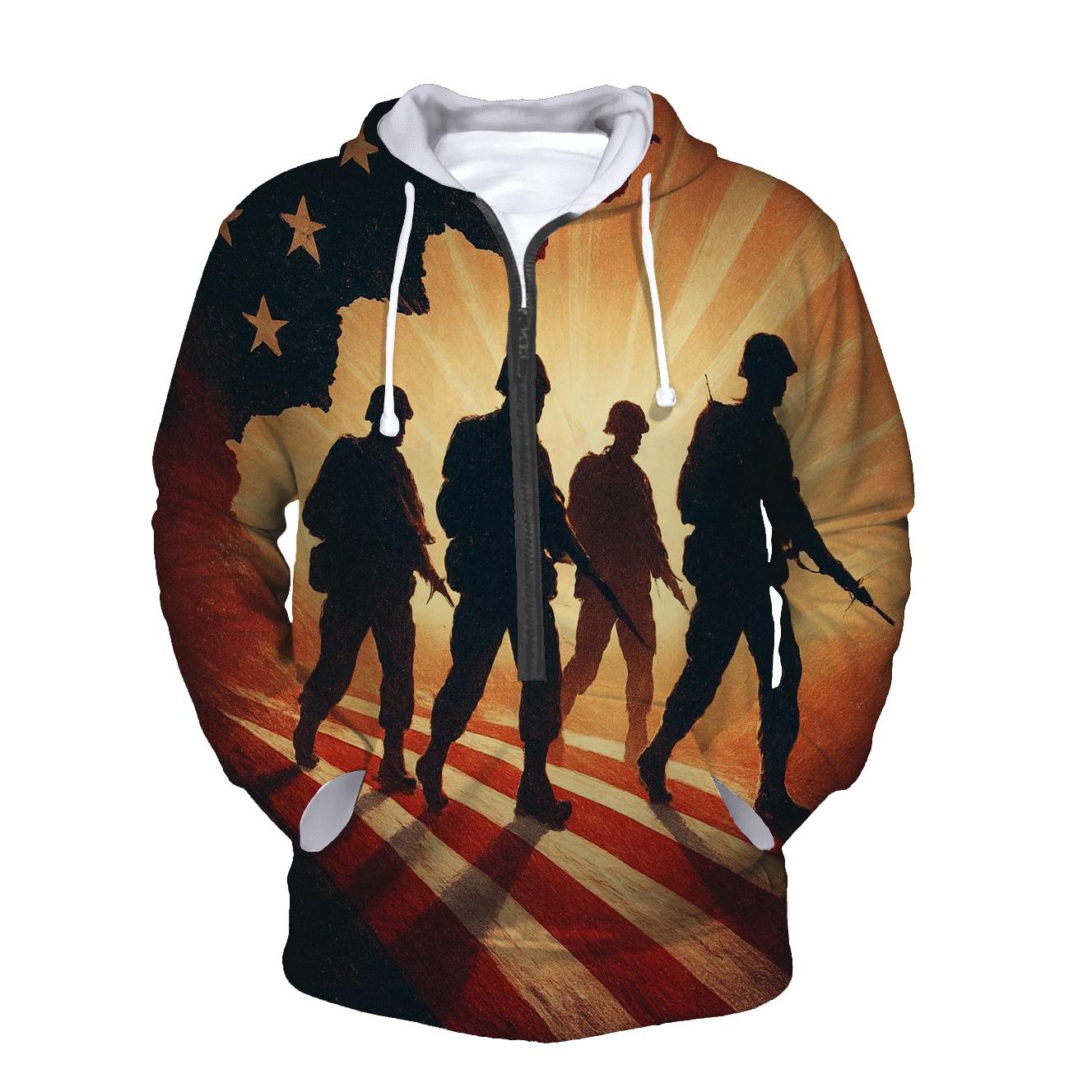 Honor Silhouette March pullover hoodies