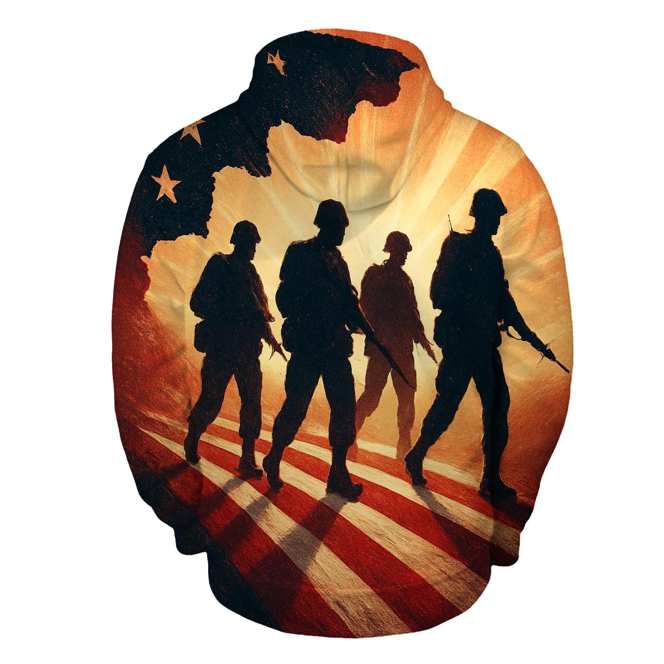 Honor Silhouette March pullover hoodies