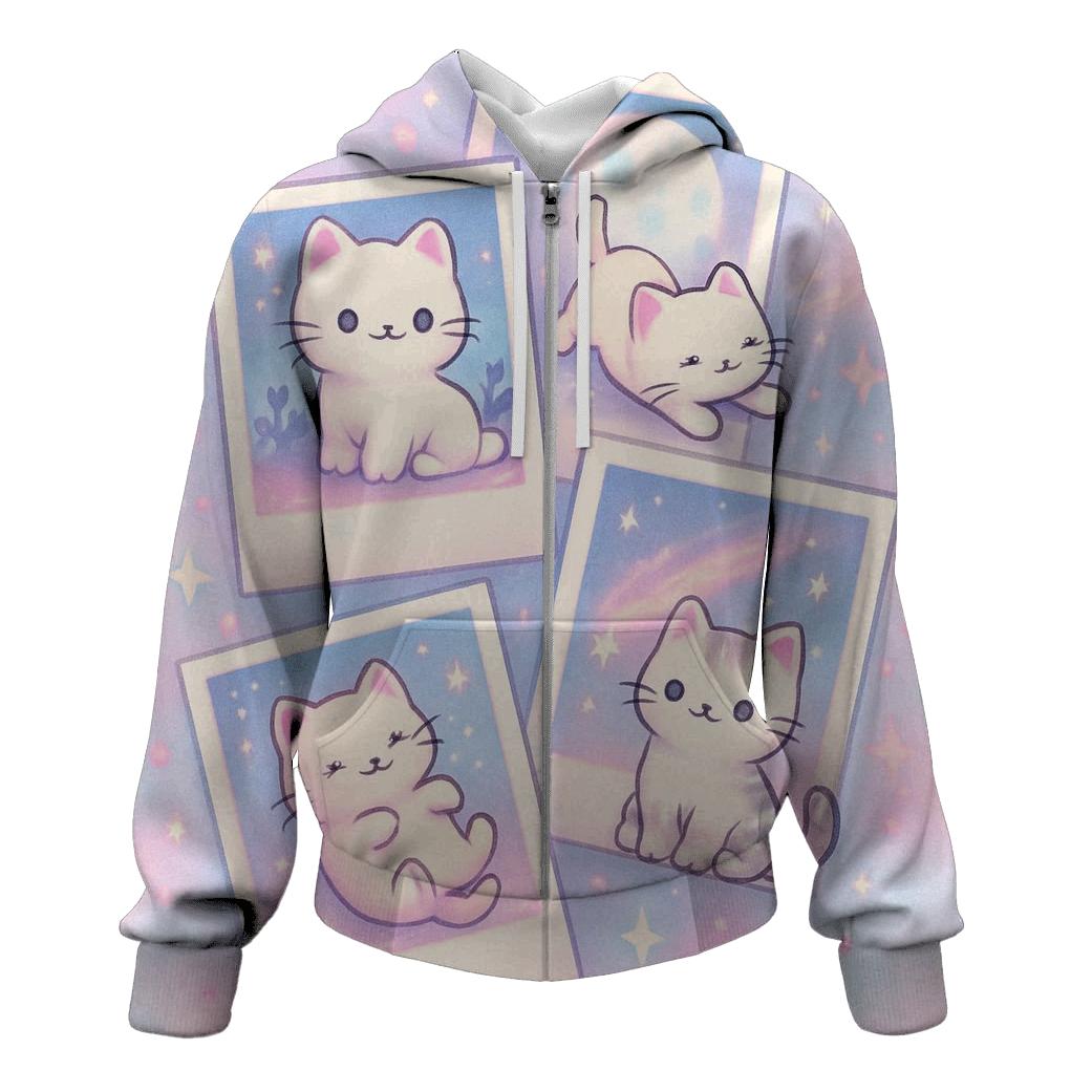 Polaroid Moon Kittens custom hoodies