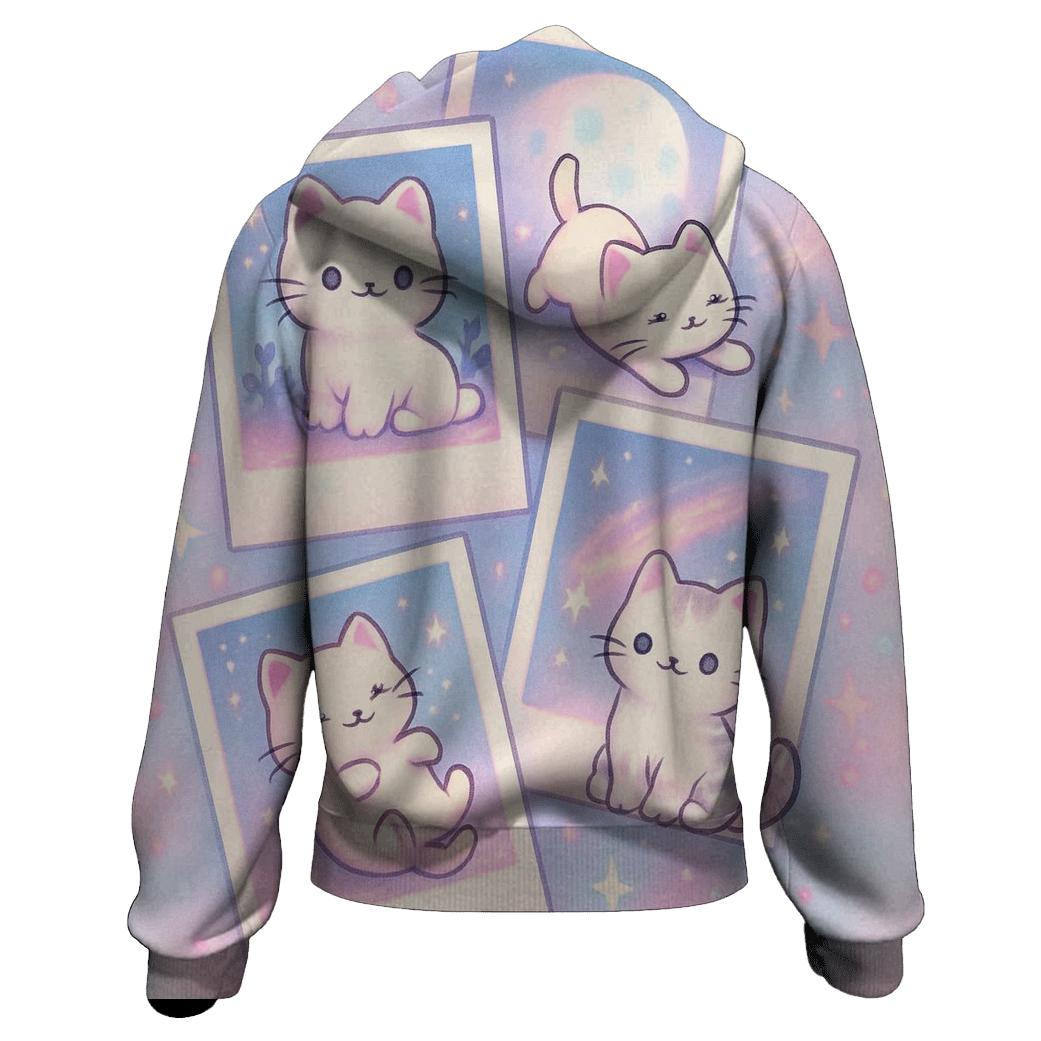 Polaroid Moon Kittens custom hoodies