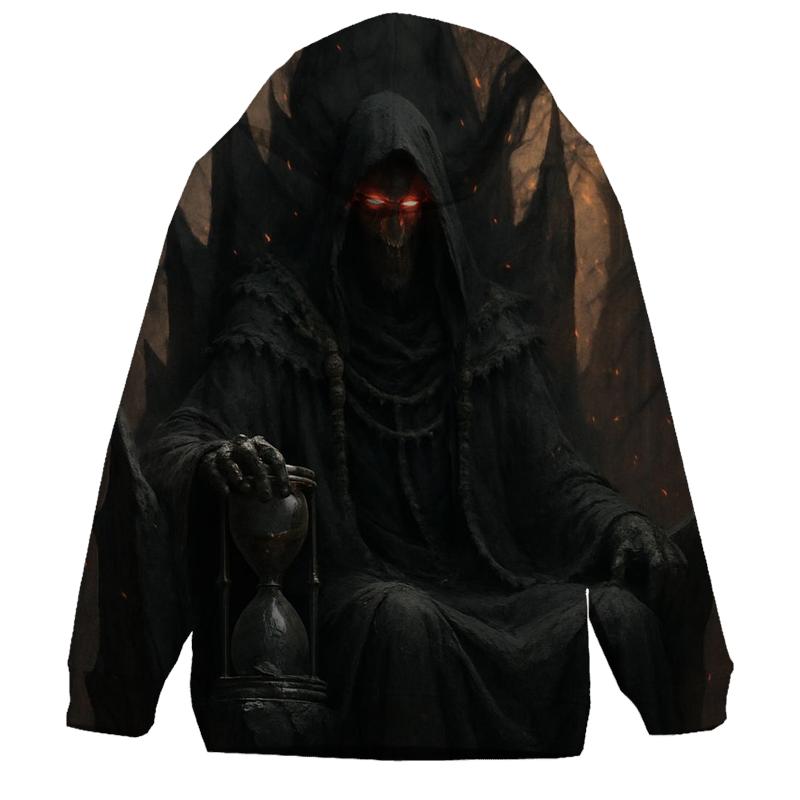 Obsidian Reaper Throne graphic hoodies