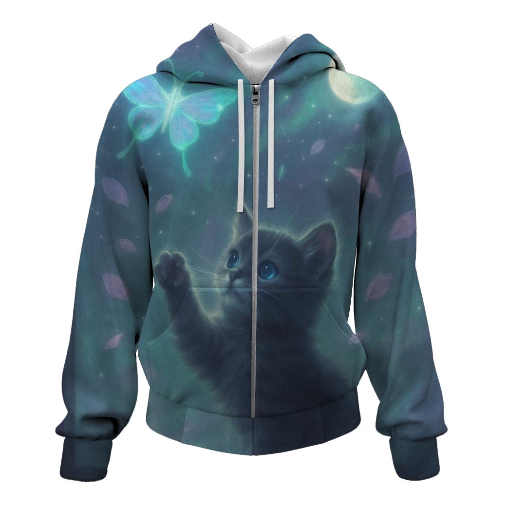 Mothlight Window Paws hoodie styles