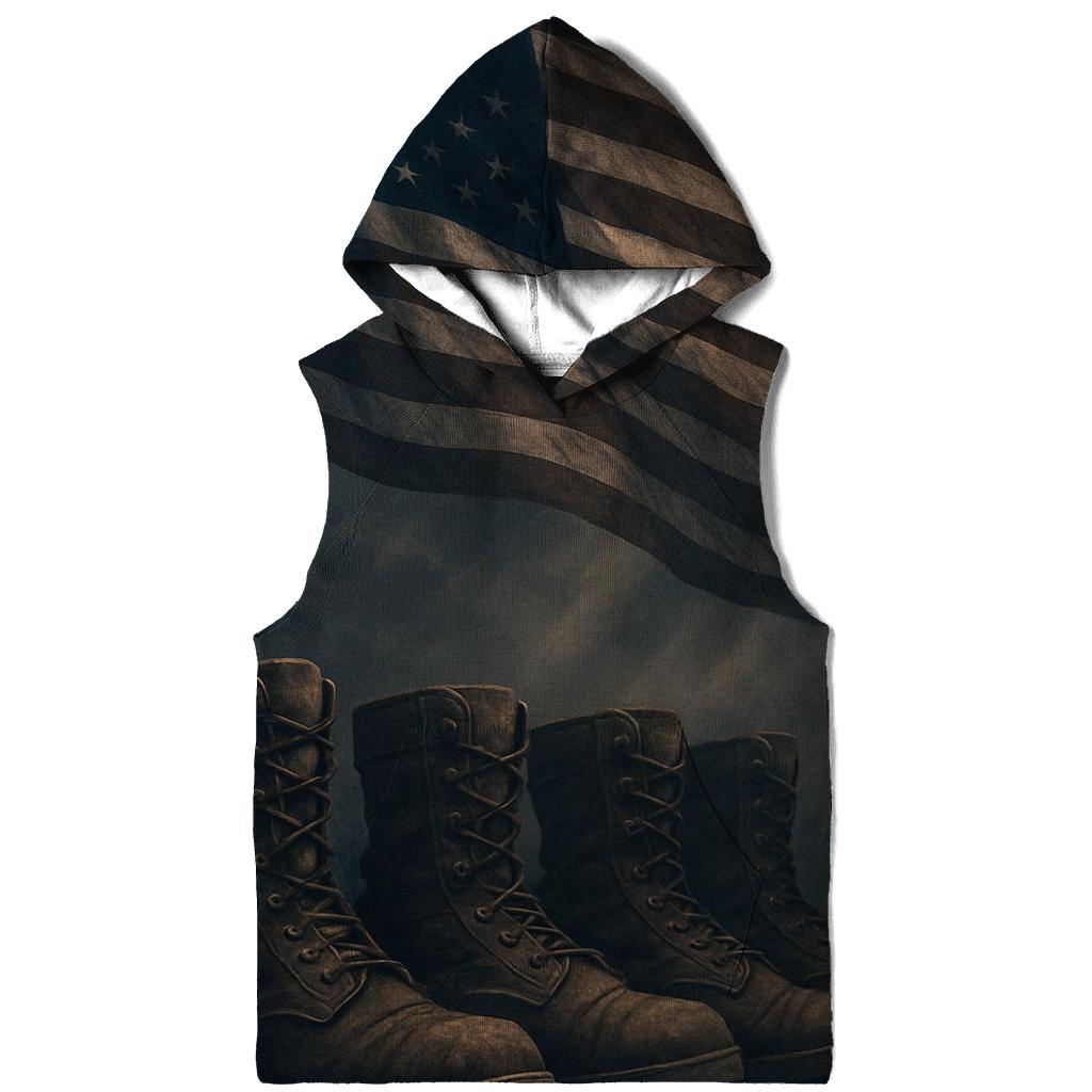 Boots At Twilight Flagline graphic hoodies