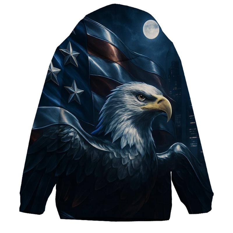 Midnight Eagle Banner custom hoodies