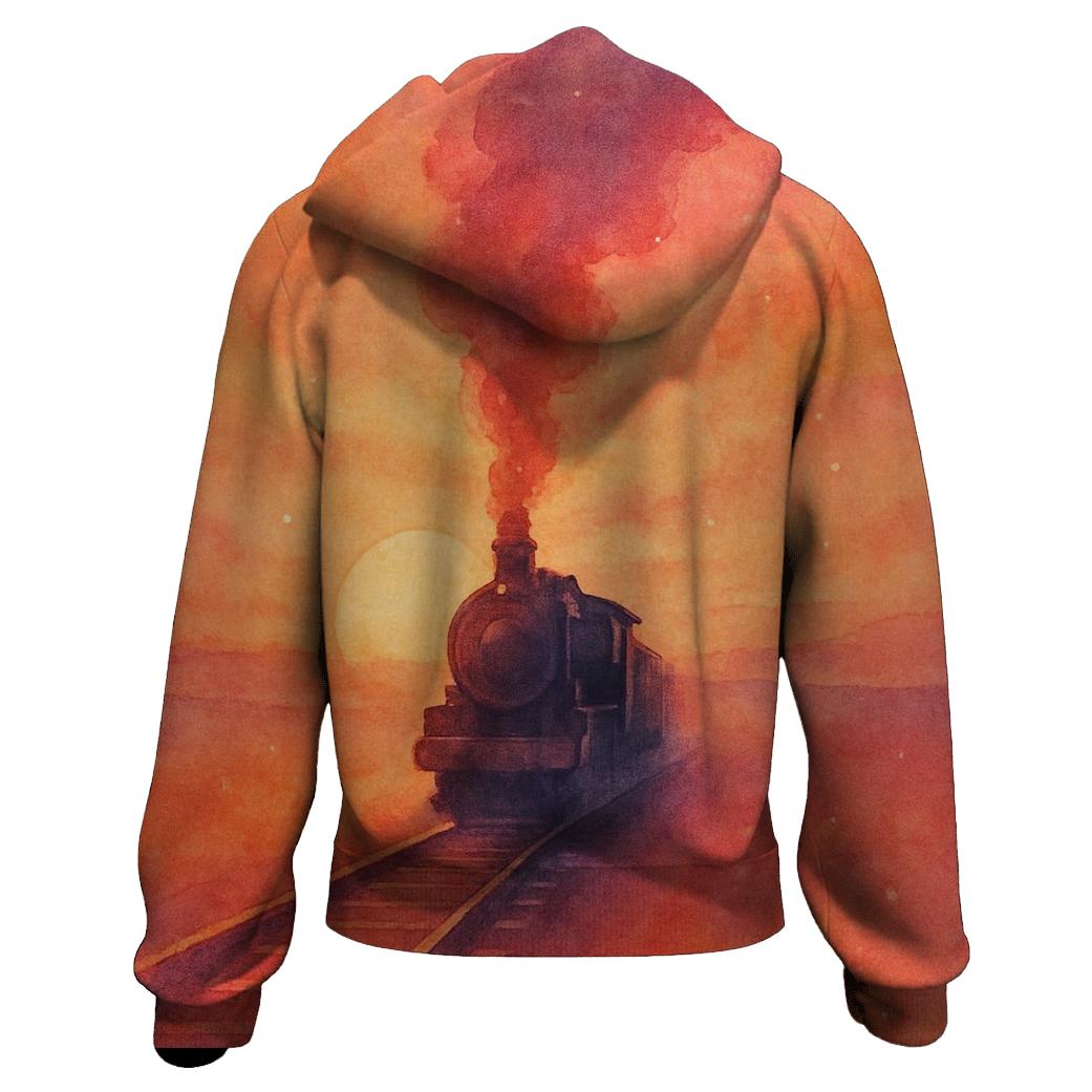 Pastel Train Farewell hoodies fashion