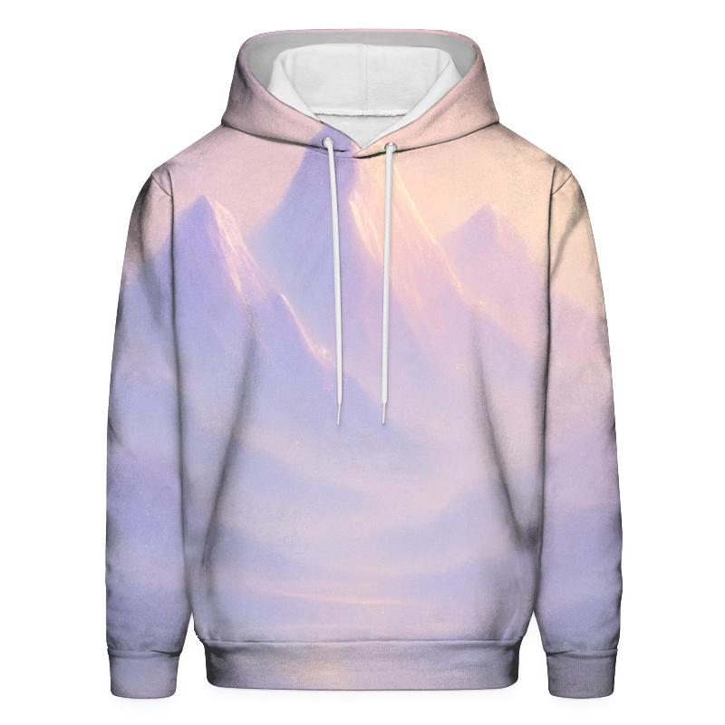 Pastel Mist Mountains heavyweight hoodies