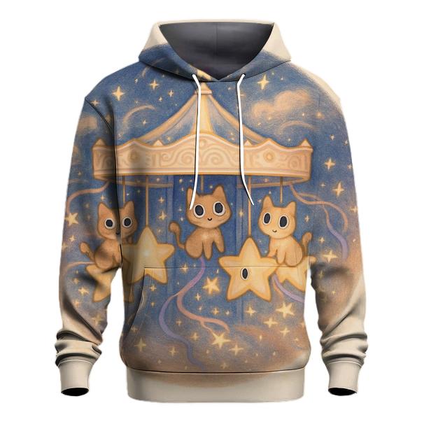 Constellation Carousel Cats premium hoodies