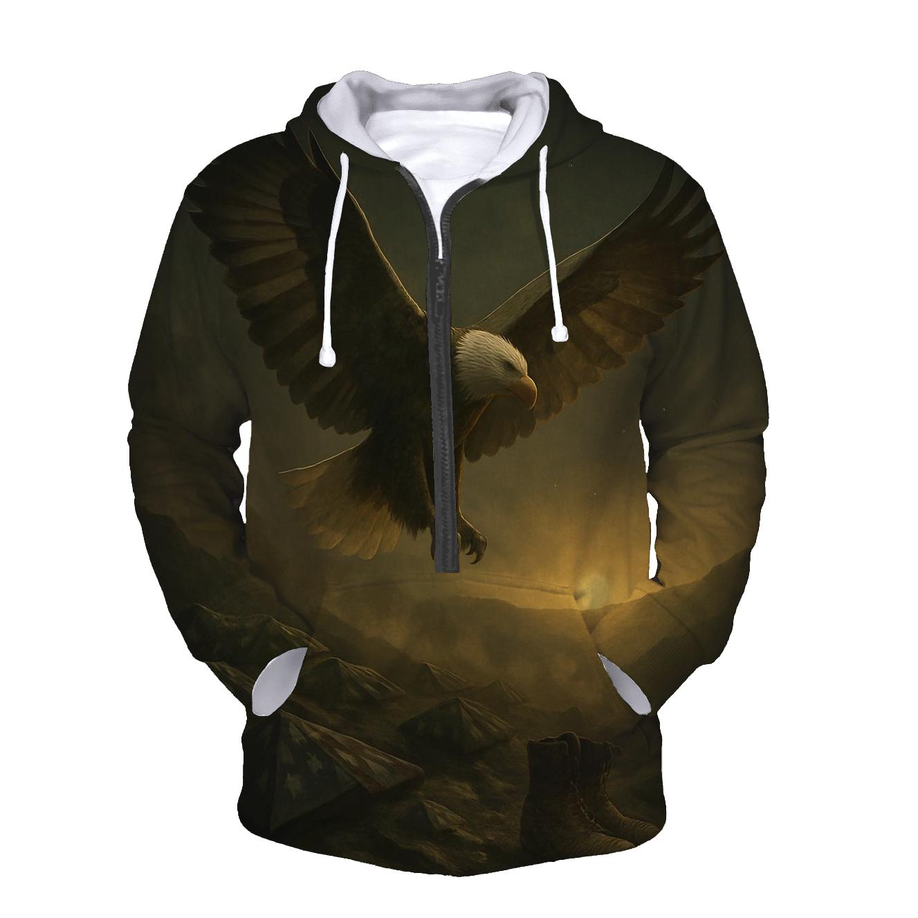 Eagle Over Remembrance Ridge hoodie designs