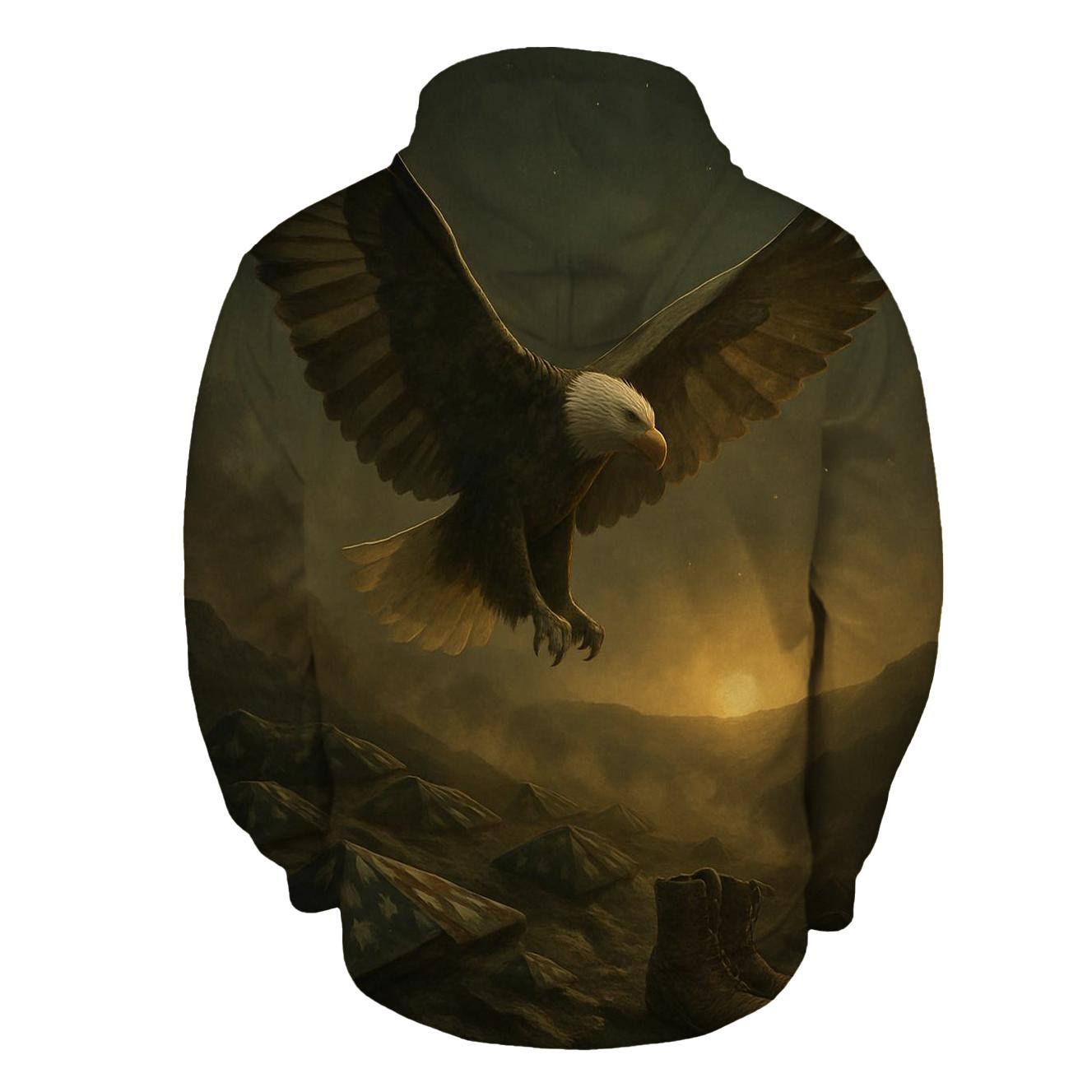Eagle Over Remembrance Ridge hoodie designs