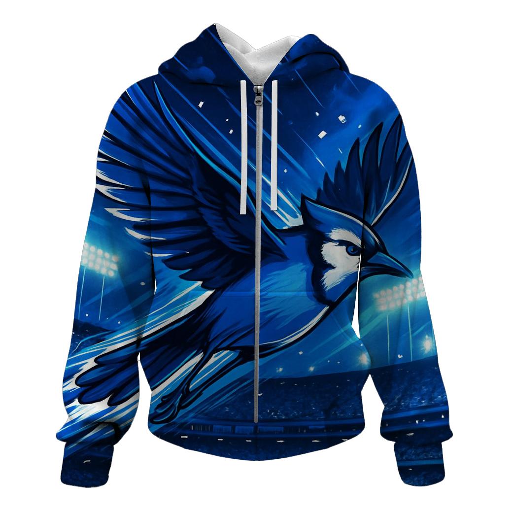 Dodger Jay Over Stadium graphic hoodies