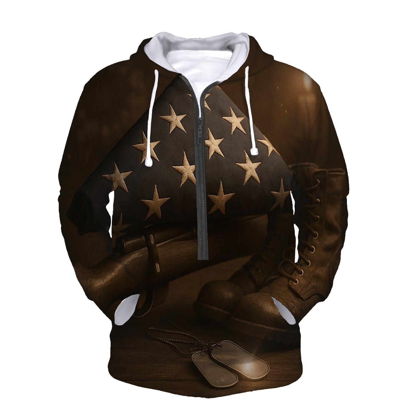 Folded Honor Stillness custom hoodies