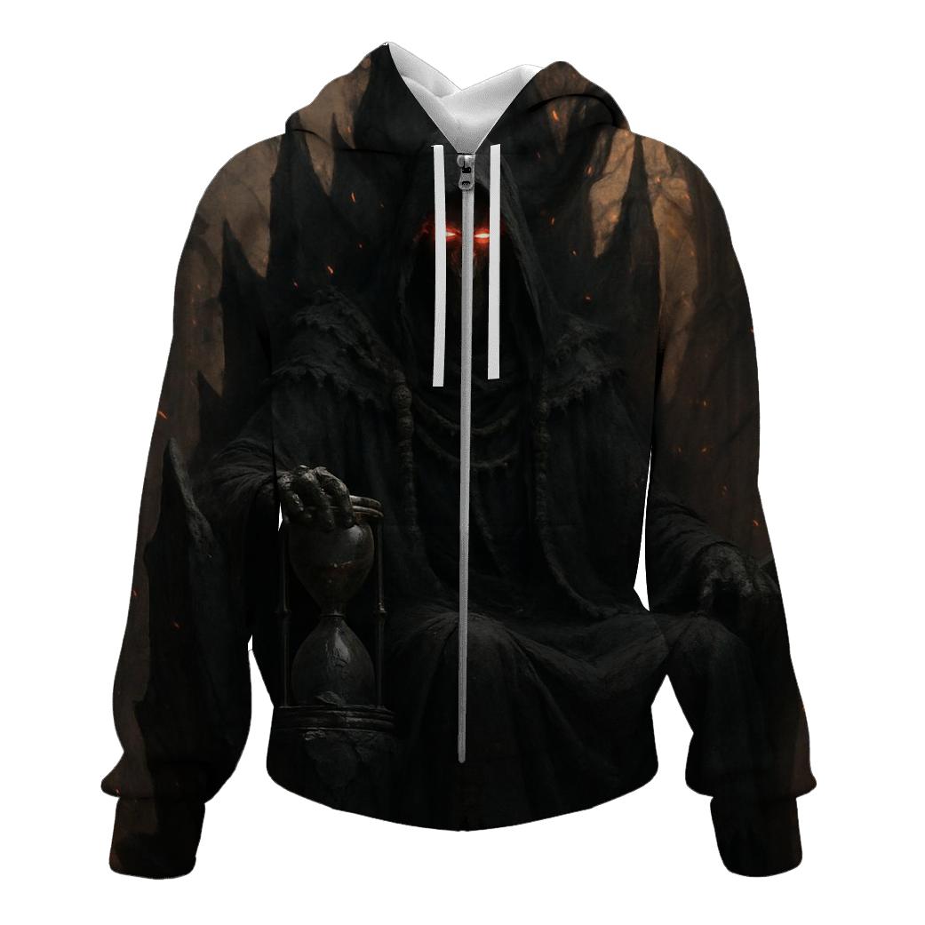 Obsidian Reaper Throne premium hoodies