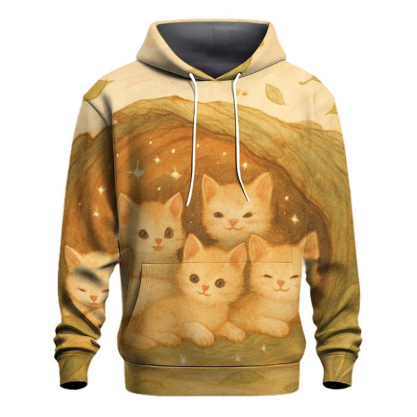 Hidden Starling Den printed hoodies