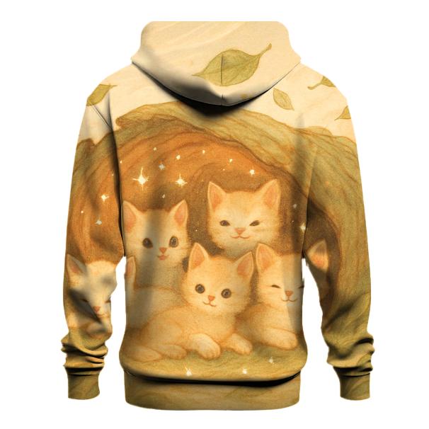 Hidden Starling Den printed hoodies