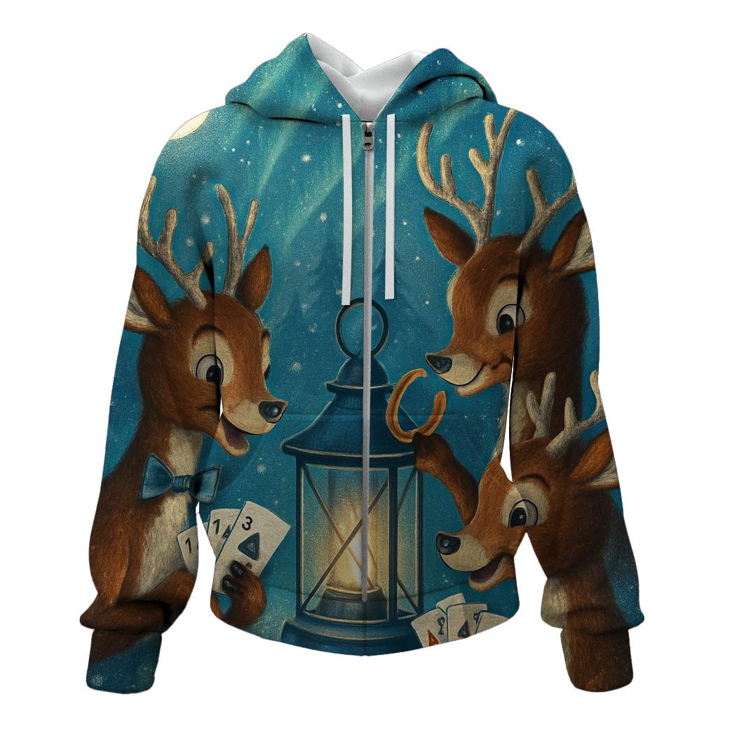 Reindeer Games At Midnight custom hoodies