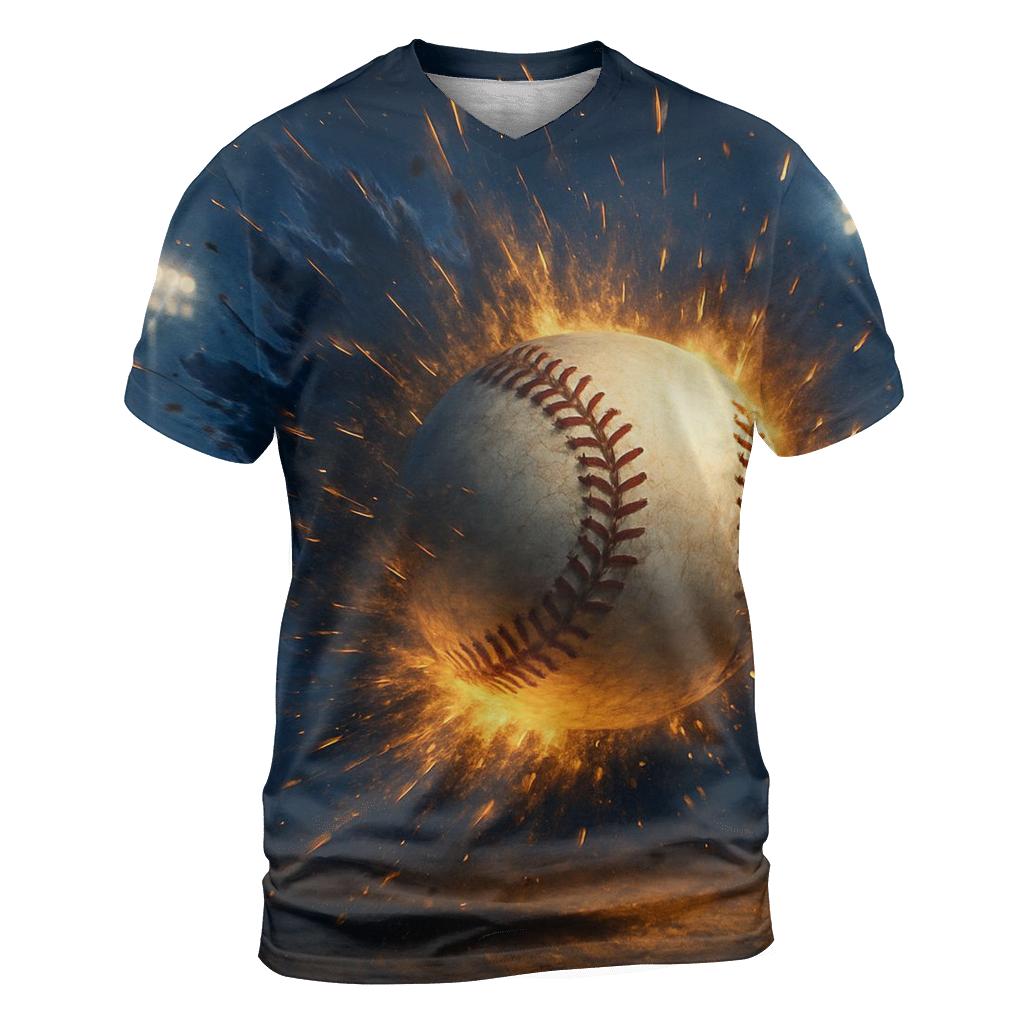 Feathered Home Run Blue Jays trendy printed shirt styles