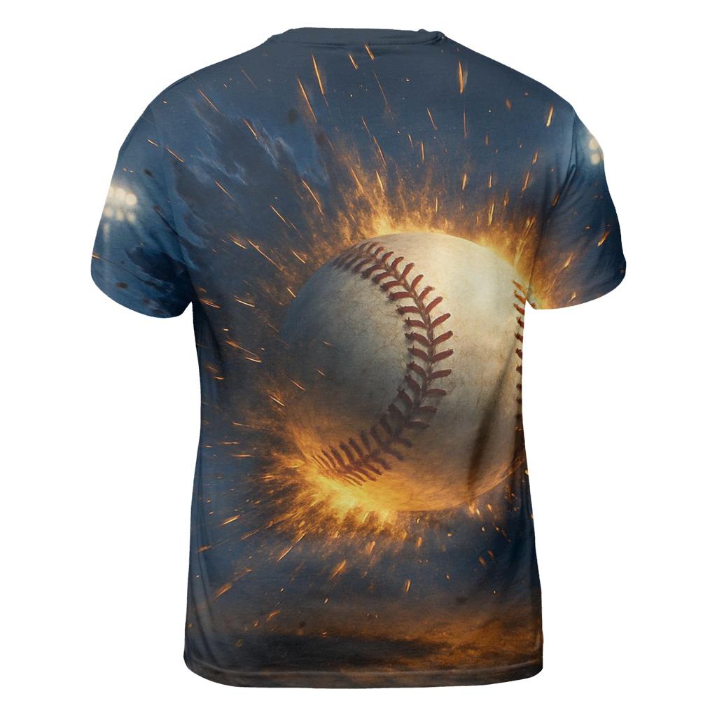 Feathered Home Run Blue Jays trendy printed shirt styles
