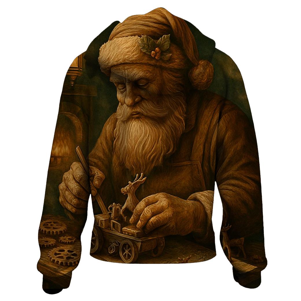 Workshop Clockwork Santa lightweight hoodies