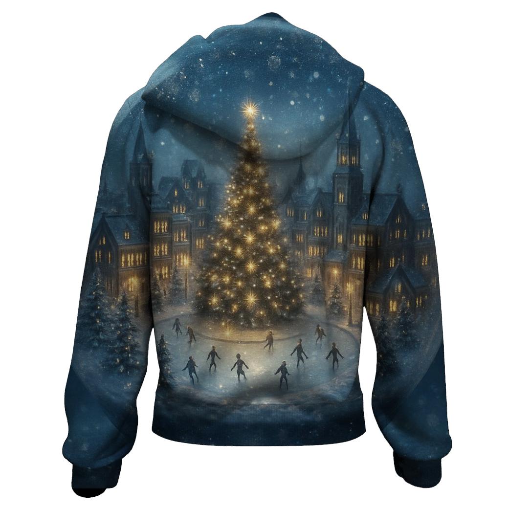 Snow Globe Cityscape lightweight hoodies