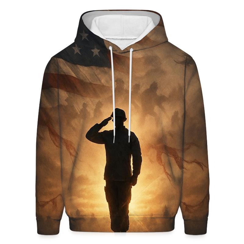 Dawn Sentinel Flag premium hoodies