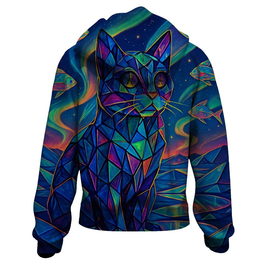 Prismatic Mirage Cat custom hoodies