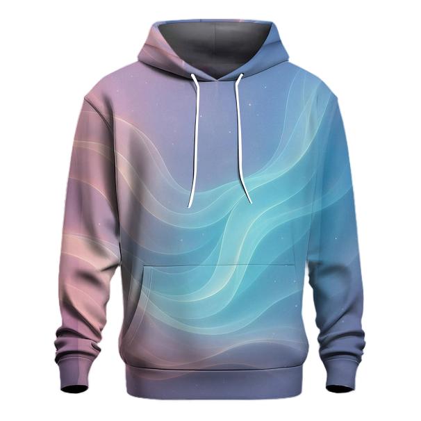 Aurora Wave Gradient lightweight hoodies